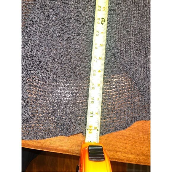 Eileen Fisher Small Gray Loose Weave Cardigan see note - Picture 8 of 8